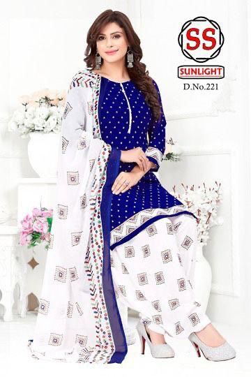 Ssc Sunlight Regular Wear Printed Designer Dress Material Collection
